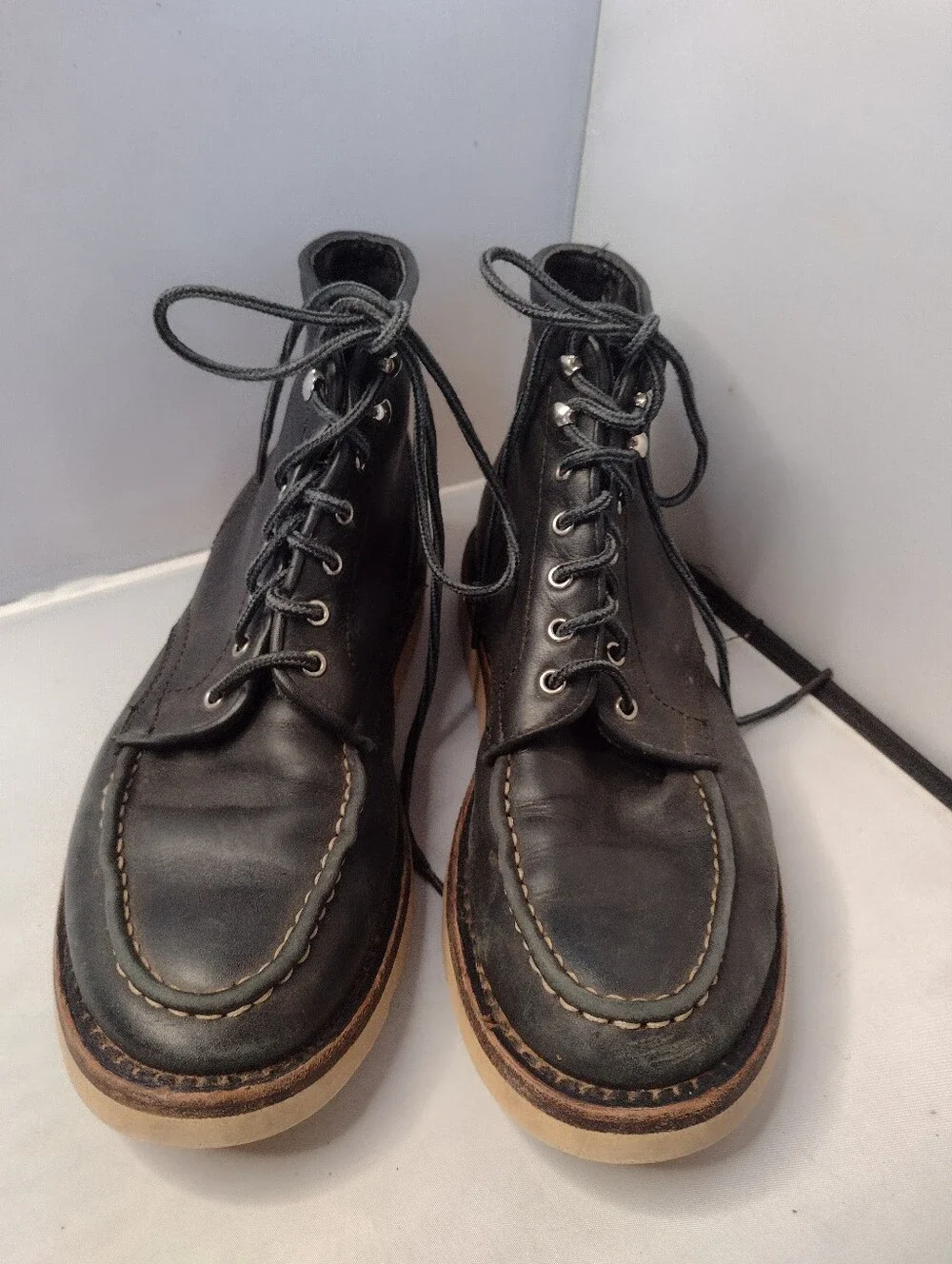 Thursday Boot Company Diplomat Boots Leather Lace Up Mens 9.5 A15